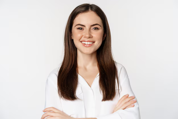 Smiling woman portrait